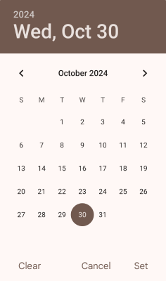 Date picker